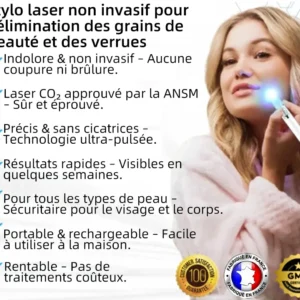Grains de beauté et verrues non invasifs Stylo laser d'élimination - Image 9