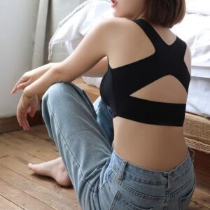 Seamless Front Buckle Support Bra - Image 13