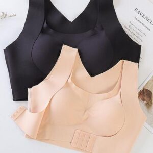Seamless Front Buckle Support Bra - Image 23