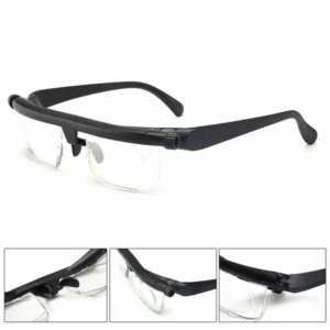 Focus Adjustable Eyeglasses -6 To +3 Diopters Myopia Glasses Reading Glasses - Image 2