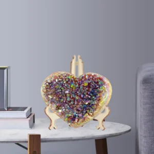 Angel Aura Heart Shaped Rainbow Crystal Cluster🎉Buy 2 Get Free Shipping - Image 5
