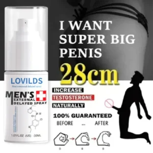 LOVILDS Men's Long-Lasting and Stronger Delay Spray