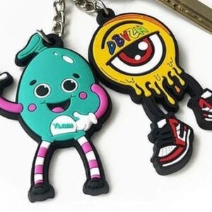 3D Die Cut Rubber KeyChains - Image 2