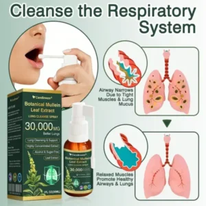 Botanical Mullein Leaf Extract Lung Cleanse Spray - Image 3