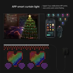 Color Waves LED Curtain Sync Lights - Image 5