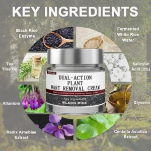 Black Rice Skin Repair Cream – Clinically Tested Wart & Skin Tag Remover - Image 7