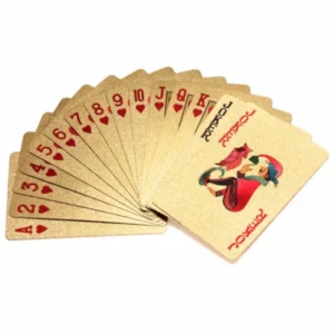 Gold Foil Playing Cards