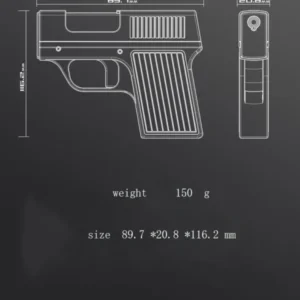 Gun Cigarette Lighter Case - Image 6