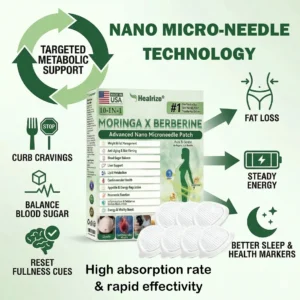 MORINGA BERBERINE & NDA+NMN Advanced Nano Microneedle Patch - Image 2