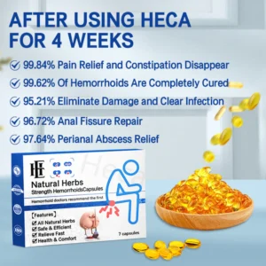 Heca Natural Herbal Strength Hemorrhoid Capsules - Image 2