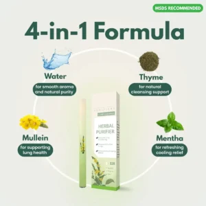 HerbWell Herbal Mullein Thyme And Peppermint Lung Purifier Pen - Image 4