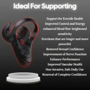 Vibrating Electric Male Masturbation Lock Ring - Image 11