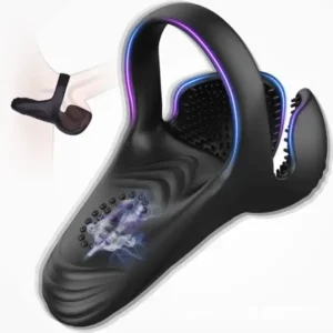 Vibrating Electric Male Masturbation Lock Ring - Image 6