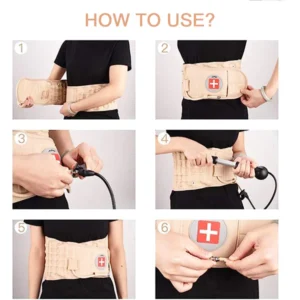 Spinal Decompression Air Traction Belt Waist Brace - Image 5