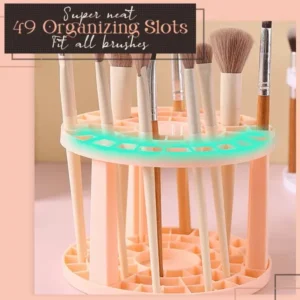 Makeup Brush Organizer Storage Rack - Image 2