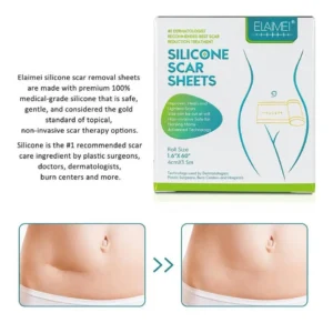 Medical Soft Silicone Gel Tape for Scar Removal (1.6” x 60”） - Image 5