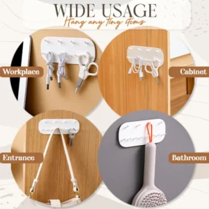 Mini Wall Mounted Jewelry Storage Rack - Image 4
