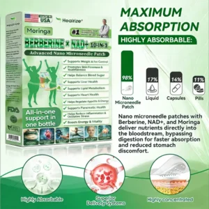 🇺🇸 𝐎𝐟𝐟𝐢𝐜𝐢𝐚𝐥 𝐔𝐒 𝐒𝐭𝐨𝐫𝐞 | 🧑‍⚕️🩺 Moringa · Berberine × NAD+ 𝟏𝟎-𝐢𝐧-𝟏 𝐀𝐝𝐯𝐚𝐧𝐜𝐞𝐝 𝐍𝐚𝐧𝐨 𝐌𝐢𝐜𝐫𝐨𝐧𝐞𝐞𝐝𝐥𝐞 𝐏𝐚𝐭𝐜𝐡 🔥🔥 - Image 13