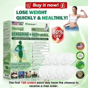 Moringa .Berberine x NAD+ 10-in-1 Advanced Nano Microneedle Patch - Image 3