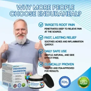 EnduraHeal Magnesium Pain Relief Cream - Image 2