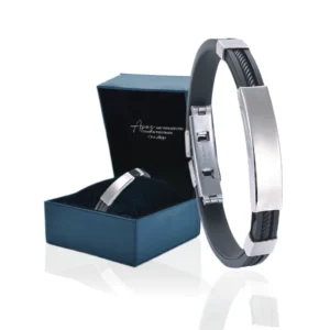 Apus Ion Therapeutic Lympunclog Titanium Wristband