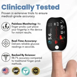 Precision Glucose Monitoring Device 𝐀𝐜𝐜𝐮𝐫𝐚𝐭𝐞 𝐦𝐞𝐚𝐬𝐮𝐫𝐞𝐦𝐞𝐧𝐭 - Image 3