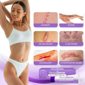 RevivaDerma Face & Body Scar Gel - Image 9