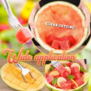 Watermelon Fruit Fork Cutter - Image 3