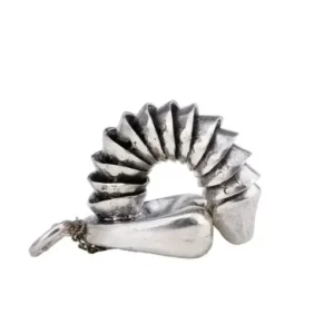 925 Sterling Silver Pullable Penis Pendant - Image 8