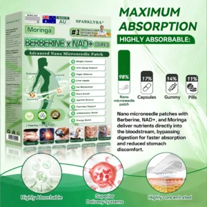 𝐀𝐔 𝐃𝐨𝐜𝐭𝐨𝐫 𝐑𝐞𝐜𝐨𝐦𝐦𝐞𝐧𝐝𝐞𝐝🇦🇺🦘| 𝐌𝐨𝐫𝐢𝐧𝐠𝐚 𝐁𝐞𝐫𝐛𝐞𝐫𝐢𝐧𝐞 × 𝐍𝐀𝐃⁺ 𝟏𝟎-𝐢𝐧-𝟏 𝑨𝒅𝒗𝒂𝒏𝒄𝒆𝒅 𝐍𝐚𝐧𝐨 𝑴𝒊𝒄𝒓𝒐𝒏𝒆𝒆𝒅𝒍𝒆 𝐏𝐚𝐭𝐜𝐡 - Image 4