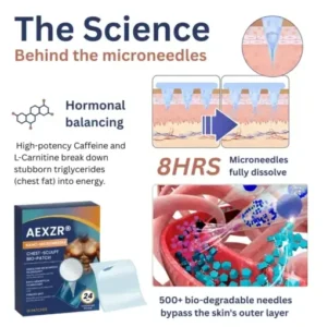 Nano-Microneedle Chest-Sculpt Bio-Patch (𝐉𝐮𝐬𝐭 𝐨𝐧𝐜𝐞 𝐚 𝐝𝐚𝐲, 𝐯𝐢𝐬𝐢𝐛𝐥𝐞 𝐜𝐡𝐚𝐧𝐠𝐞𝐬 𝐢𝐧 𝟕 𝑫𝐚𝐲𝐬 𝐅𝐨𝐫 𝐆𝐲𝐧𝐞𝐜𝐨𝐦𝐚𝐬𝐭𝐢𝐚, 𝐄𝐱𝐜𝐞𝐬𝐬 𝐂𝐡𝐞𝐬𝐭 𝐅𝐚𝐭, 𝐒𝐚𝐠𝐠𝐢𝐧𝐠 𝐒𝐤𝐢𝐧, 𝙇𝙊𝙊𝙎𝗘 𝗦𝗞𝗜𝗡, 𝐚𝐧𝐝 𝐦𝐨𝐫𝐞 - Image 9