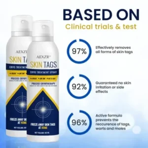 Skin Tag Cryo Treatment Spray Precision Cryo-Tech Freezes Away Skin Tags Warts in Seconds No Blades, No Pain - Image 2