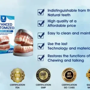 Advanced Customized Full Denture Set - Image 4