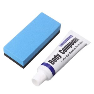 Mayitr 2pc Car Scratch Repair Paint Remover Body Compound Polishing Paste Touch Up Clear Sponge Kit Tool - Image 3