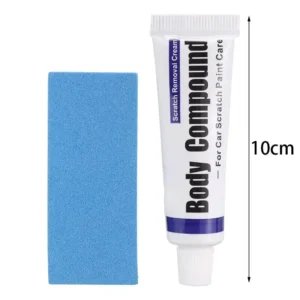 Mayitr 2pc Car Scratch Repair Paint Remover Body Compound Polishing Paste Touch Up Clear Sponge Kit Tool - Image 4