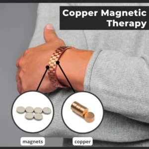 Men's Copper Magnetic Therapy Bracelet - Image 2