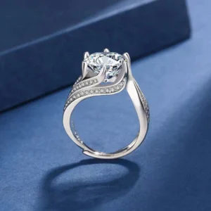 Moeva ™Magnetology Moissanite Diamond Ring - Image 6