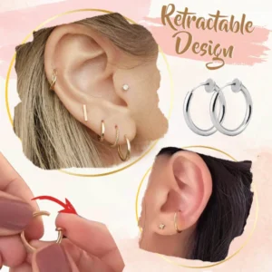 Non-Piercing Septum Earring Hoop Set - Image 4