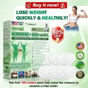 Moringa Berberine NAD 𝟏𝟎-𝐢𝐧-𝟏 𝐀𝐝𝐯𝐚𝐧𝐜𝐞𝐝 𝐍𝐚𝐧𝐨 𝐌𝐢𝐜𝐫𝐨𝐧𝐞𝐞𝐝𝐥𝐞 𝐏𝐚𝐭𝐜𝐡 - Image 16