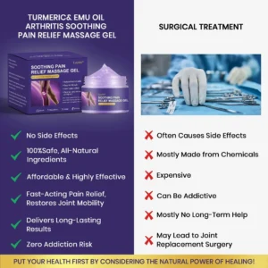 Turmeric & Emu Oil Arthritis Soothing Pain Relief Massage Gel - Image 6