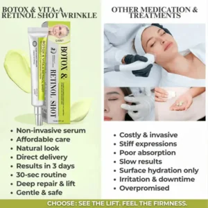 👏🌿Proudly Made in the Advanced Peptide Botox-Style + Vita-A Retinol Lifting Renewal Cream - Image 3