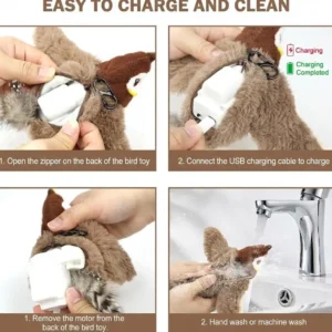 Interactive Chirping Bird Cat Toy - Image 4