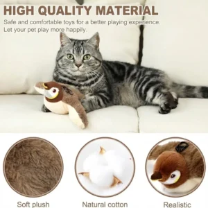 Interactive Chirping Bird Cat Toy - Image 6