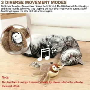 Interactive Chirping Bird Cat Toy - Image 8
