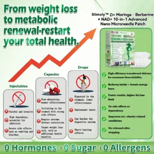 Moringa & Berberine 10-IN-1 Advanced Nano Microneedle Patch(Once Daily, visible changes in 7 days) ✅ Obesity, Diabetes, Sleep Apnea, And Joint Issues - Image 4