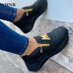 Women’s Double Side Zip Sports Shoes