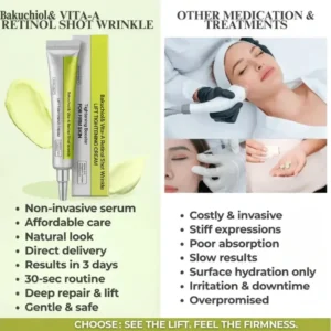 Bakuchiol & Vita-A Retinol Shot Wrinkle-Lift Tightening cream - Image 3