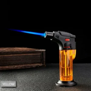 1pc Butane Lighter Torch Refillable Adjustable Flame Lighter Chef Cooking Torch BBQ Ignition Picnic Tool Dropshipping - Image 4