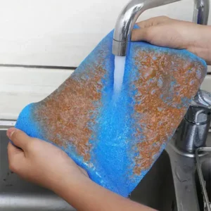 Kitchen cleaning deerskin suede rag - Image 7