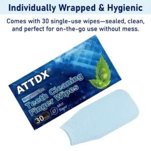 BrighteWipe Teeth Cleaning Finger Wipes - Image 7